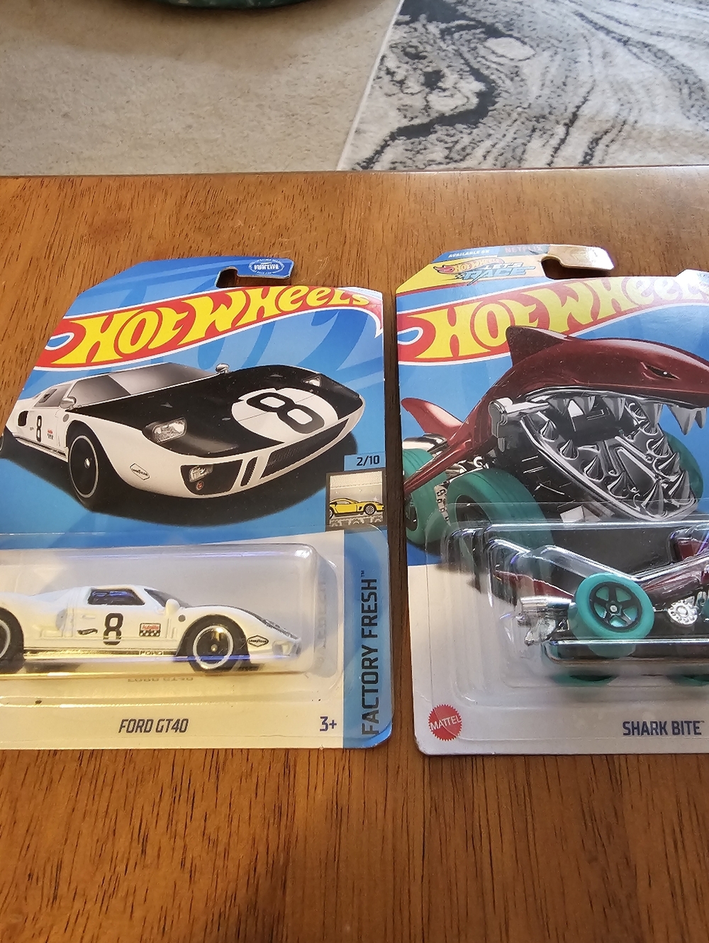 HotWheels lot of 2 Ford GT40 & Shark Bite New
